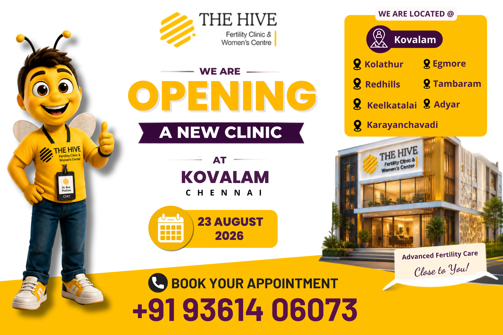 The Hive Fertility and Women’s Centre Opens in kovalam